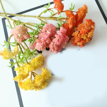 

Artificial Succulent Plants Artificial Flower Beautiful Simulation Soft Glue Rice Fruit Fake Flower Hydrangea Flower Wedding