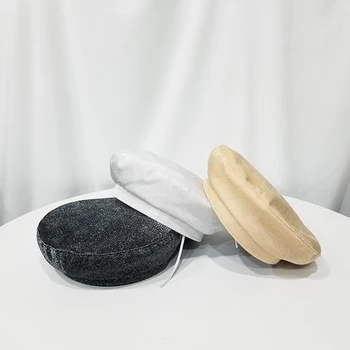 

2019NEW Autumn octagonal hats for women flat military baseball cap ladies solid caps women casual berets hat gorra militar BLM38