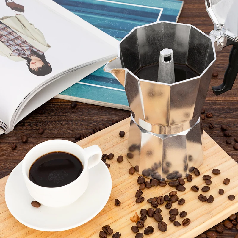 Кофеварка прочная Moka Cafeteira Expresso Percolator Pot практичный coffee 50/100/150/300/450/600 мл|Кофейники|