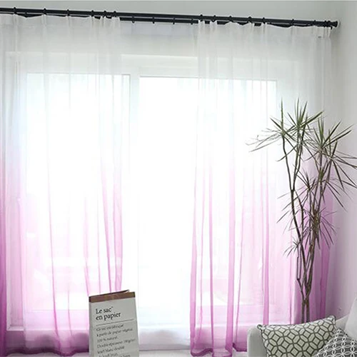 blackout curtains нитевые шторы в комнату шторы на окно декоративные шторы нитяные шторы на окно гардина шторы портьеры блэкаут шторы для гостиной - Цвет: purple