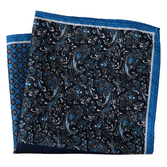 DPH151 Pocket Square Портной Смит Новое поступление карманные квадраты 30x30 см носовые платки мужской костюм носовой платок цветочный Пейсли полотенце для сундуков модные мужские аксессуары - Цвет: DPH151 Pocket Square