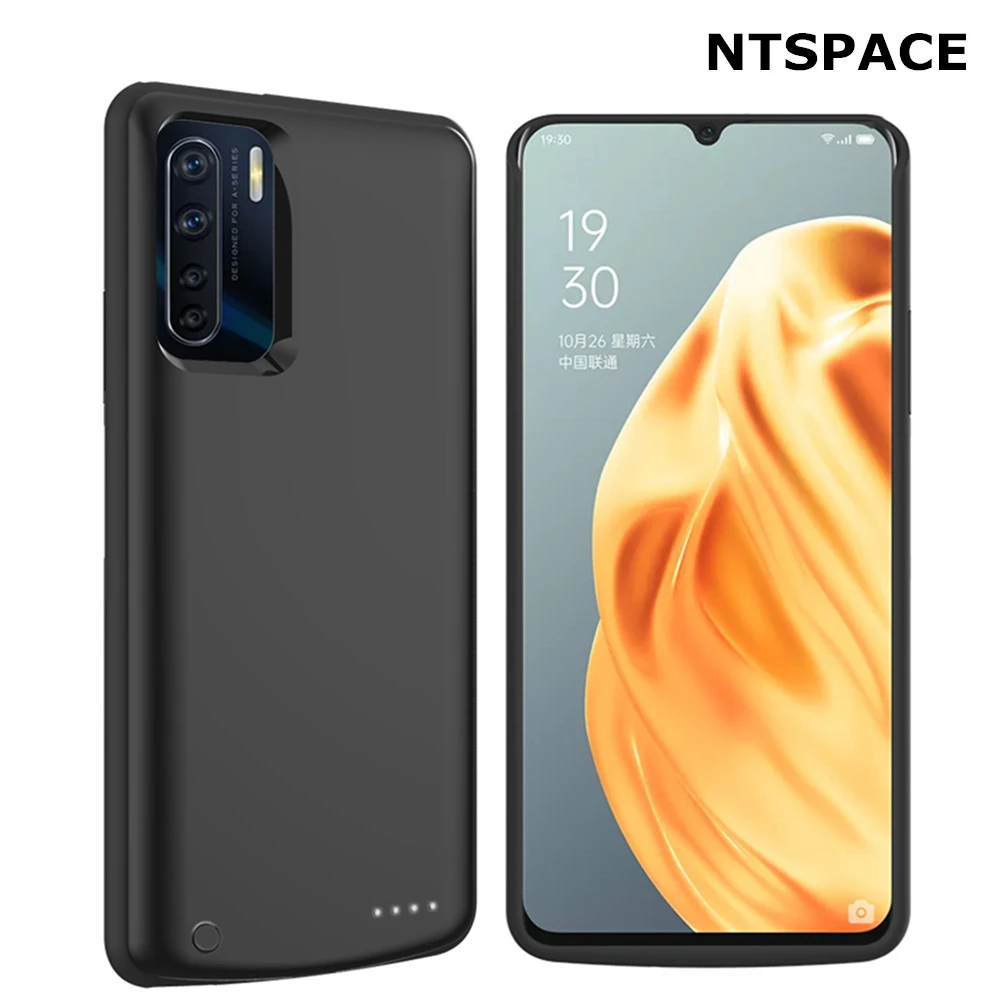 Portable Charger Cover For OPPO A91 Battery Cases 6800mAh External Battery Power Bank Charging Cover For OPPO A91 Power Case