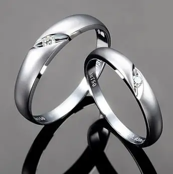 

Natural Diamond Rings Couple Set Genuine 0.05ct SI/H Diamond 18K Gold Wedding Bands Engagement Ring Set Jewelry Custom Engraving