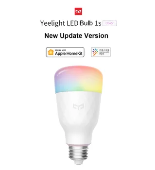 

New Yeelight Smart LED Bulb 1S Colorful 800 Lumens 10W E27 Lights Sync with Music Voice Control support Mijia APP HomeKit
