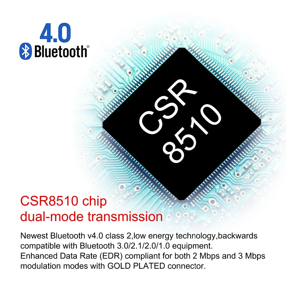 Мини USB Bluetooth адаптер V4.0 CSR двойной режим W Wireless Bluetooth Dongle 4,0 передатчик для Windows 10, 8, Win 7/Vista/XP 32/64Bi