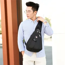 Мужская нагрудная сумка, водонепроницаемая, для путешествий, Спортивная, через плечо, новинка, мужская, большая, вместительная, нагрудная сумка, модная, повседневная, посыльного, сумка на пояс