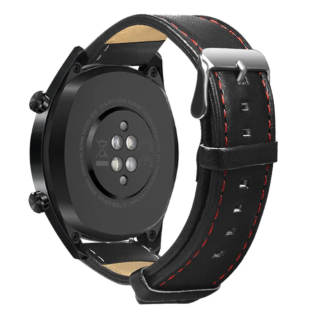 Кожаный браслет для huawei Watch GT/GT Active Смарт-часы Бизнес Стиль сменный ремешок