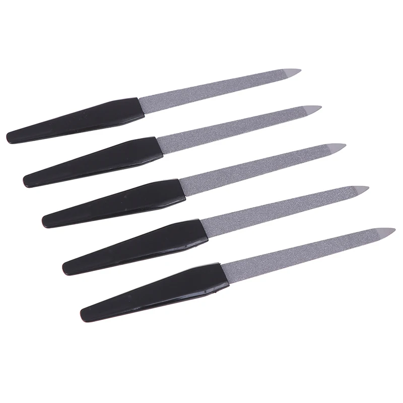 

1pc Stainless Steel Nail Files Dual Sided Nail Art File Manicure Pedicure Tool Good Quality