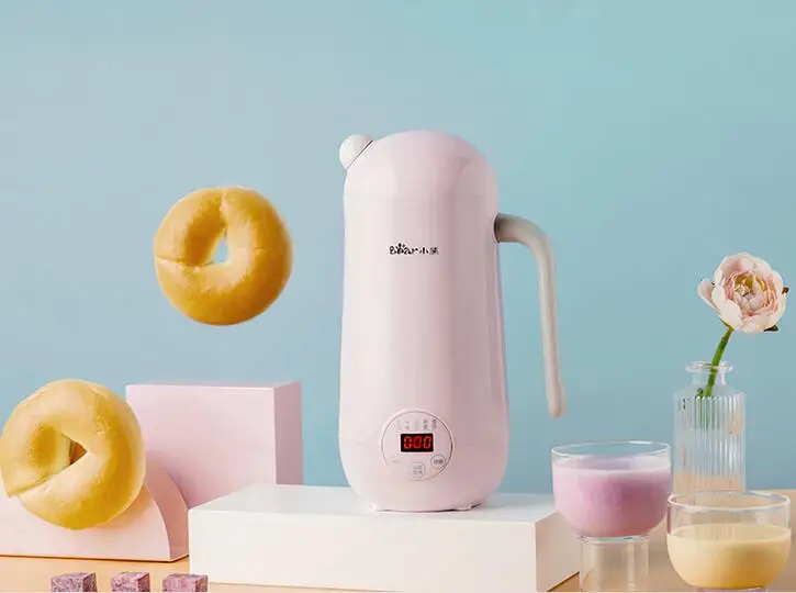 

Bear Soymilk maker DJJ-A06L1 Home Mini Mini Full Automatic Filter-Free Cooking-Free Multigrain Grain Wall Breaking Machine 0.35L