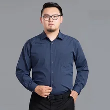 Классические офисные рубашки в полоску, мужские рубашки для бизнеса, торжественных случаев, с длинными рукавами, платье-оверсайз, рубашка, плюс размер 9XL 10XL 12XL 150 кг