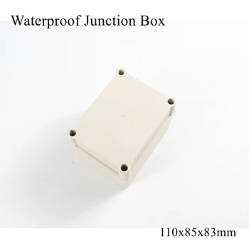 

110x85x83mm Waterproof Plastic Enclosure Box Outdoor Cable Connection Wire Junction Electrical Project Case ABS IP65 110*85*83mm