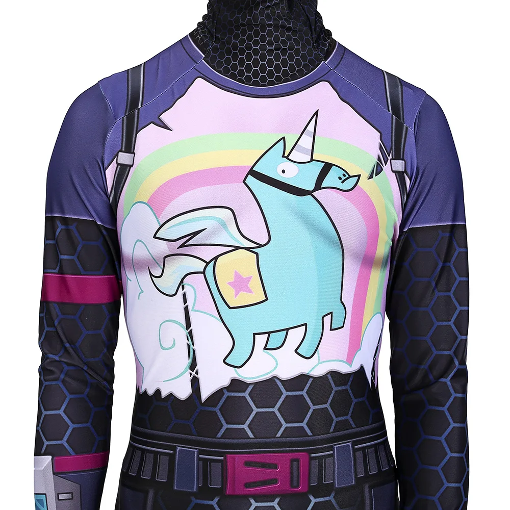 Игра косплей Brite Bomber костюм цифровой печати зентай Комбинезоны для взрослых Детский костюм боди костюмы на Хэллоуин