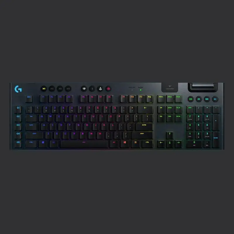 Logitech G913 LIGHTSPEED Беспроводная Bluetooth Механическая игровая клавиатура RGB подсветка механическая клавиатура logitech GL L Axis