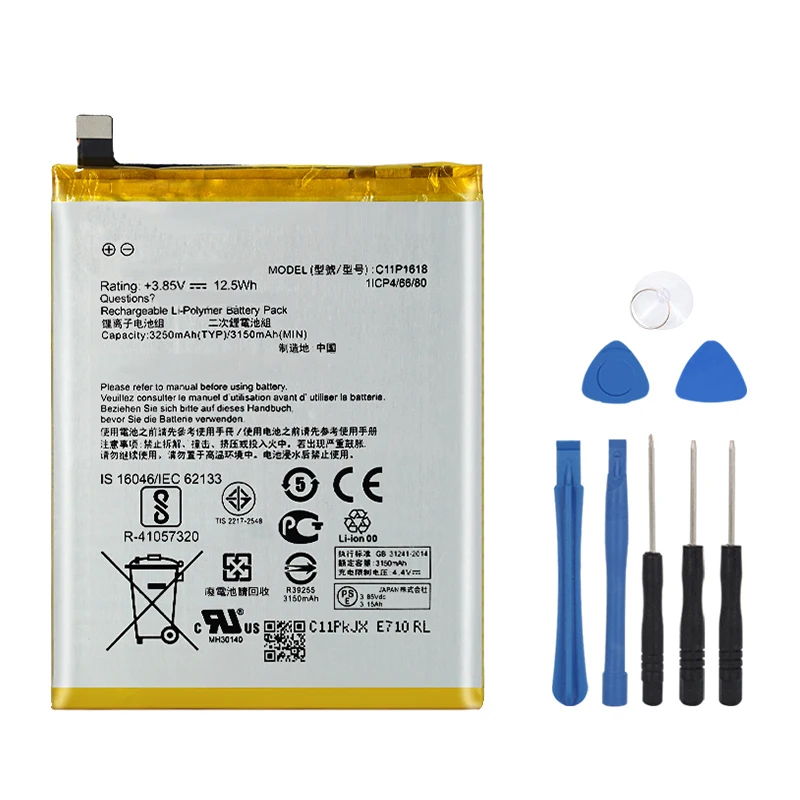 C11P1618 Original High Capacity Phone Battery For ASUS Zenfone 4 Z01KD ZE554KL 3250mAh | Мобильные телефоны и аксессуары