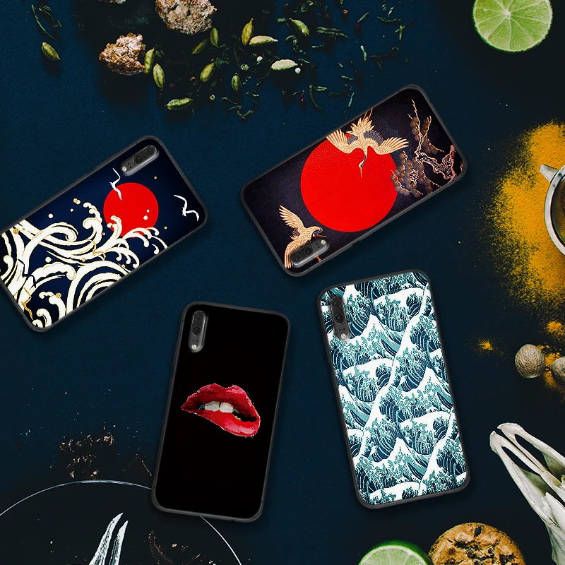 Для huawei P10 P20 2019 P8 P9 Mini P30 LITE для P Smart Z 2018 Pro Чехол мобильного телефона Ukiyoe | Мобильные