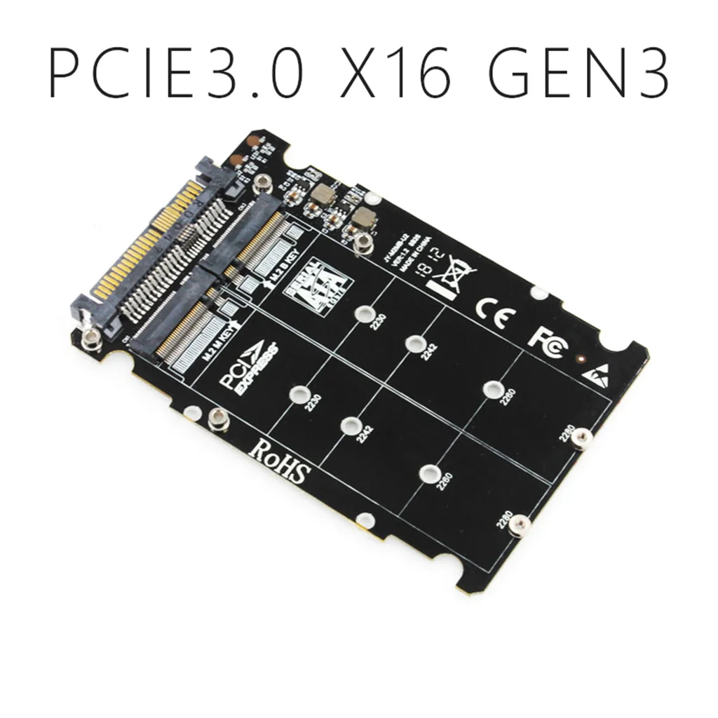 U2BOX U2 Box M.2 к U.2 SFF-8639 адаптер PCIe 2,5 'U.2 SSD PCI-E X4 X16 intel PCIe3.0 PCI-Express M-KEY b-ключ