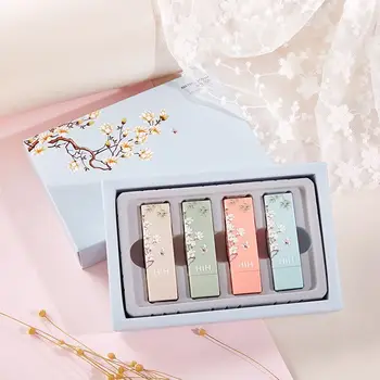 

4 pcs/set Matte Long-lasting Lipstick Set Waterproof Nude Lip Kit Lips Makeup