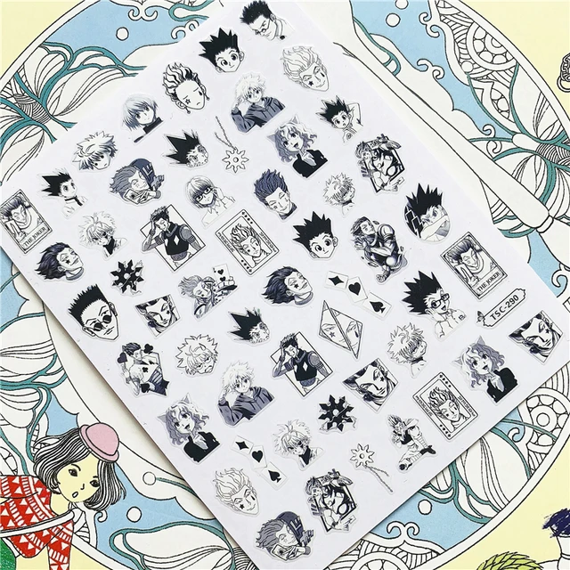 TSC-212 TSC-213 Cartoon anime character 3D Back glue Nail Art Stickers Decals Sliders Nail ornament decoration TSC-290