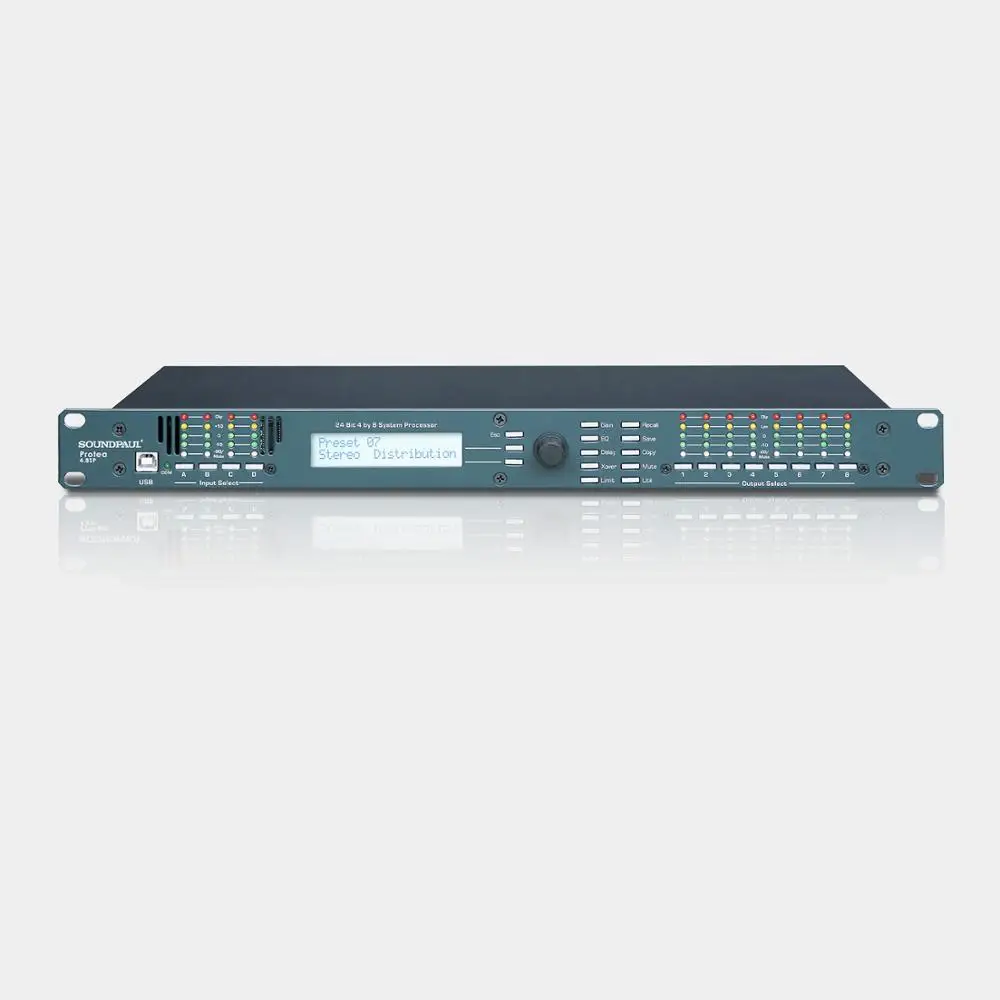 

2022 NEW Professional audio processor ash ley 4.8SP processor