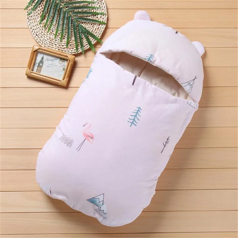 Babies Sleeping Bags Newborn Baby Cotton Swaddle Wrap Envelope Cotton 0-4 Months Baby Blanket Swaddling Wrap Sleepsack