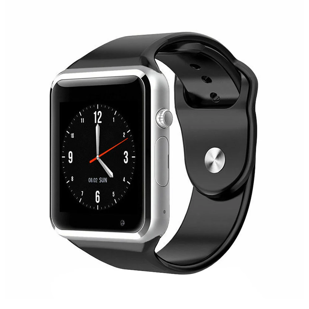 gray A1 наручные часы Bluetooth Смарт часы спортивные Шагомер с сим-камерой Smartwatch для Android часы - Цвет: gray