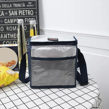 

2020 Woman Lunch Bag Hot Pink Cooler Pinic Kids Thermal LunchBox Milk Pouch Case Luxury Portable Zipper Lunch Bags bolsa termica