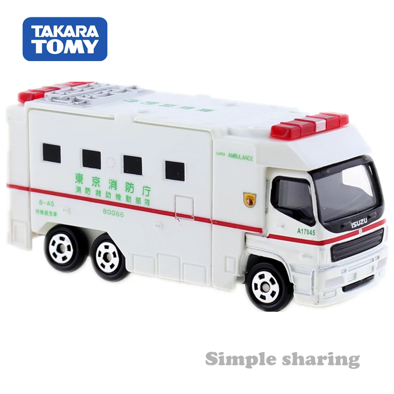 Miniature Car Takara Tomy Tomica ‡‚116 Super Ambulance box 