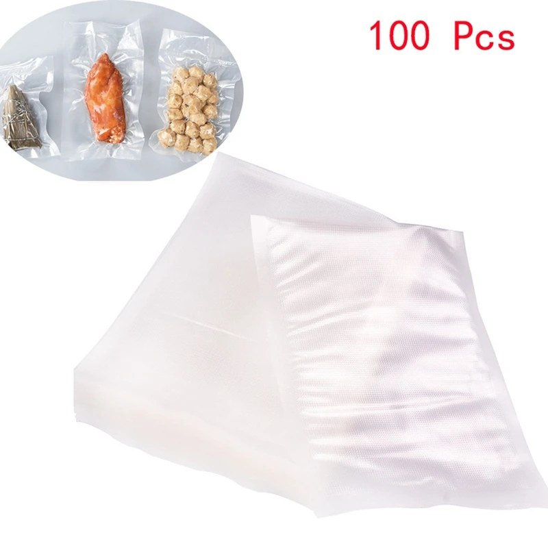 

100 Pcs/Lot Vacuum Sealer Package Bag for Vacuum Sealing Machine for Food Saving Storage Bag Kitchen Food Keep Fresh 15x20cm