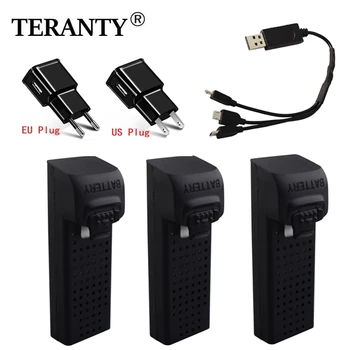 

Original 3.7V 500mAh Lipo Battery and 3 in1 Charger For UDI U61 U61W A30 A30W RC Drone Spare Parts Rechargeable Battery