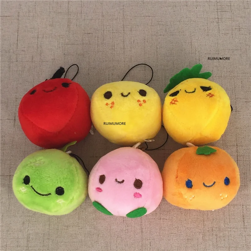 3-15cm Approx plush Toy , small stuffed Vegetable keychain plush Toy doll