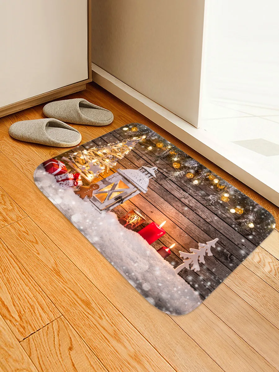 Домашний Текстильный коврик рождественские коврики коврик для двери tapis cuisine alfombra cocina напольный коврик felpudo de la стабилизатор деурмат zerbino