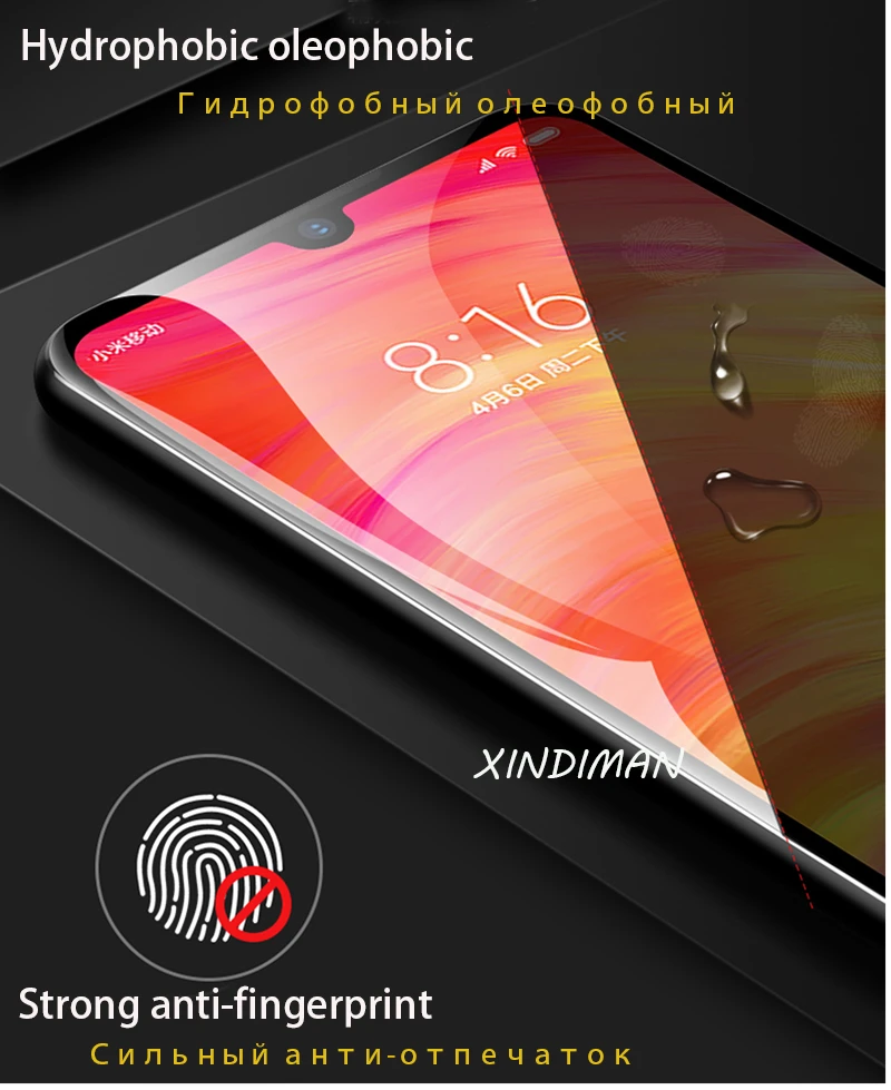 XINDIMAN 25D полностью Гидрогелевая пленка для xiaomi redmi K20 K20pro Защитная пленка для экрана для xiaomi redmi Note7 note7pro Передняя Задняя мягкая пленка