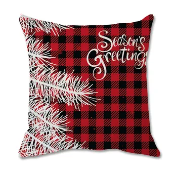 

Pillowcases Christmas Sofa Bed Home Decor Pillow Case Cushion Cover Funda Cojin Housse De Coussin Cojine Pillow Cover Kussenhoes