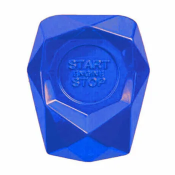 

Durable And Practical 1pc Auto Car SUV Decorative Blue Accessories Button Start Switch Protection Cover