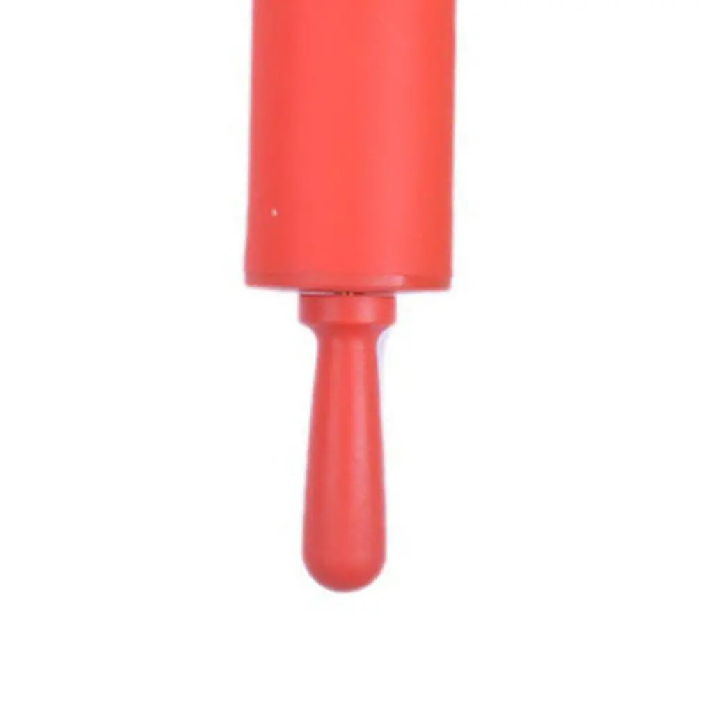 10CM Portable Size Baking Tools Silicone Rolling Sticks Dumpling Sticks Flour Sticks Solid Wood Rolling Rolling Pin