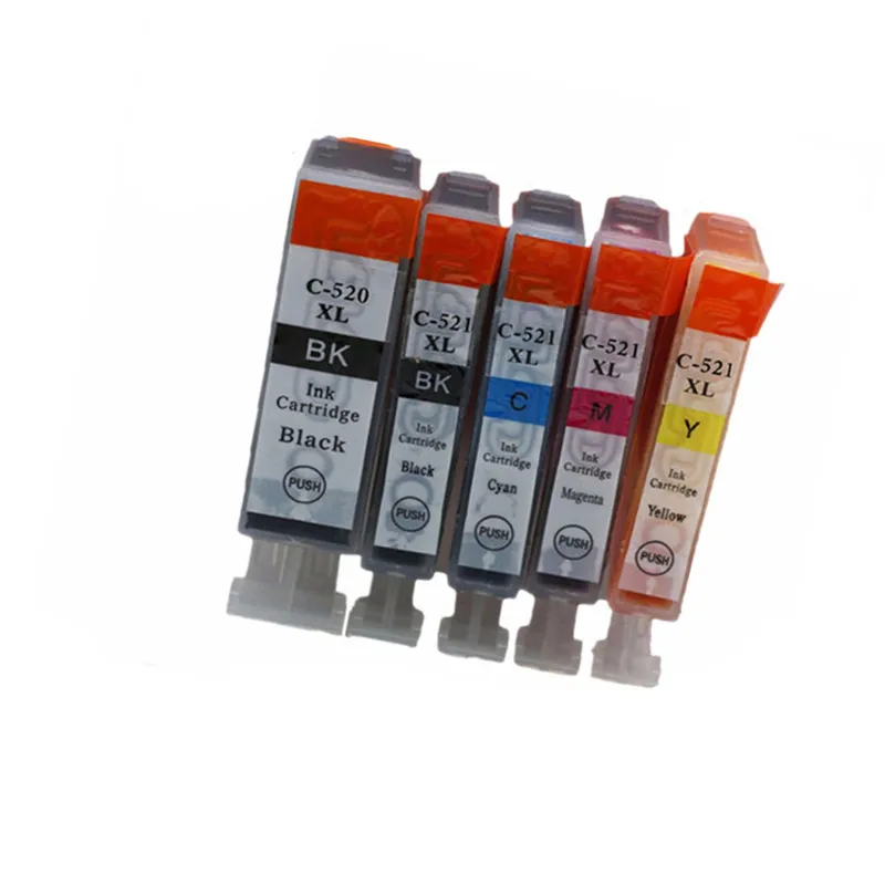 PGI 520 PGI520 CLI 521 XL струйные картриджи для принтера Pixma MP540 MP550 MP560 MP620 MP630 MP640|Чернильные