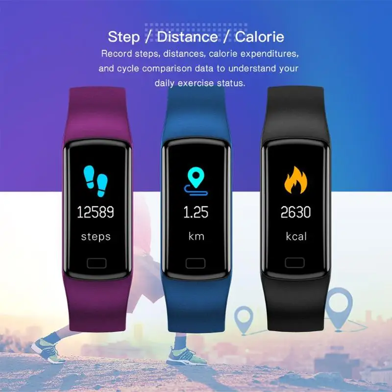 Y9 Smart Bracelet Heart Rate Monitor Fitness Tracker IP67 Waterproof Blood Oxygen Monitoring Sports Wristband Watch