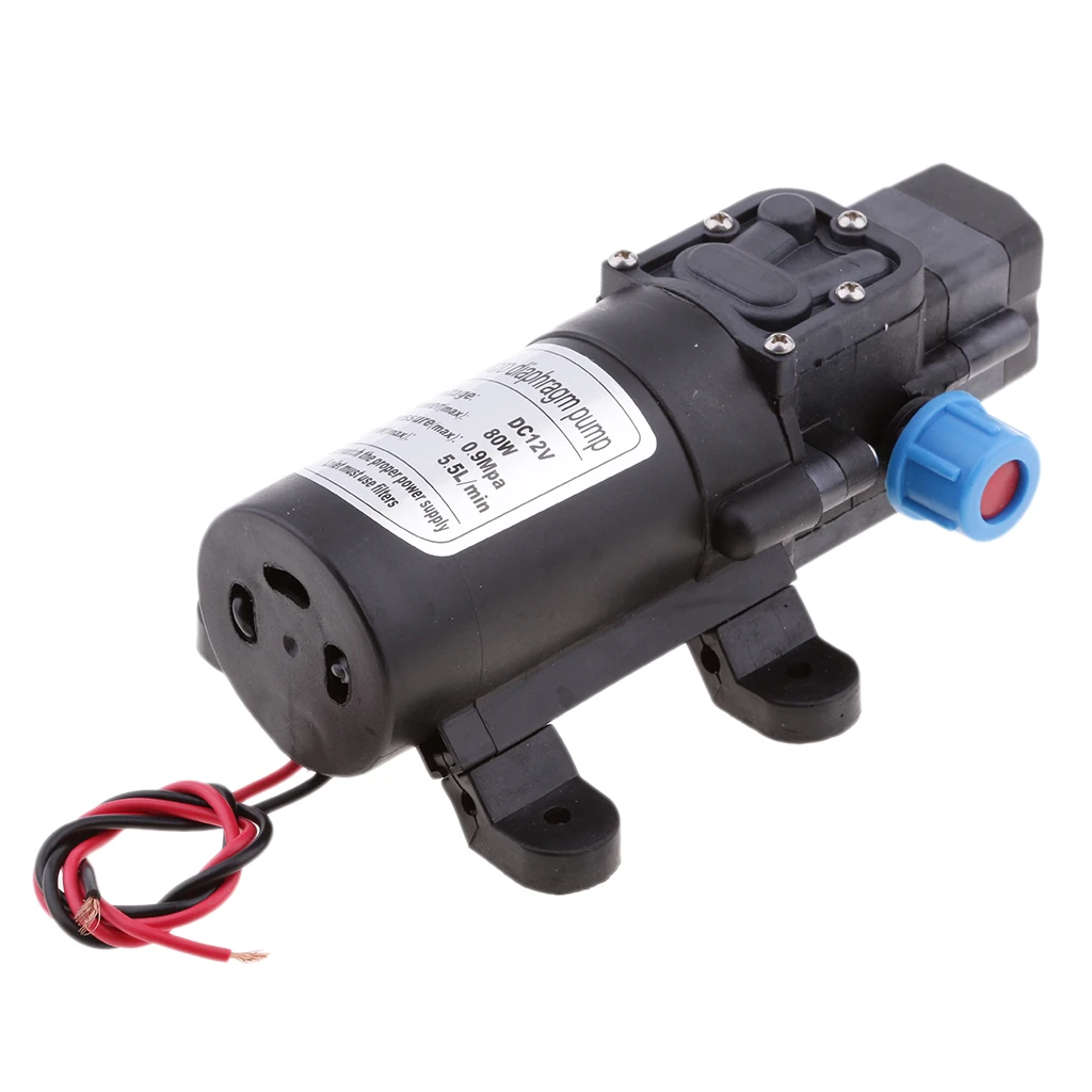 DC 12V 80W 0142B двигатель высокого давления мембранный Водяной автоматический насос