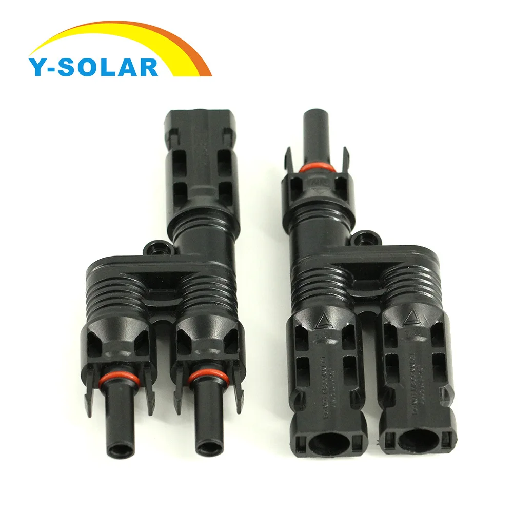 

MC4 Three-way Connector, Two And a Photovoltaic Connector, Photovoltaic System Parallel Only MC4T-D1