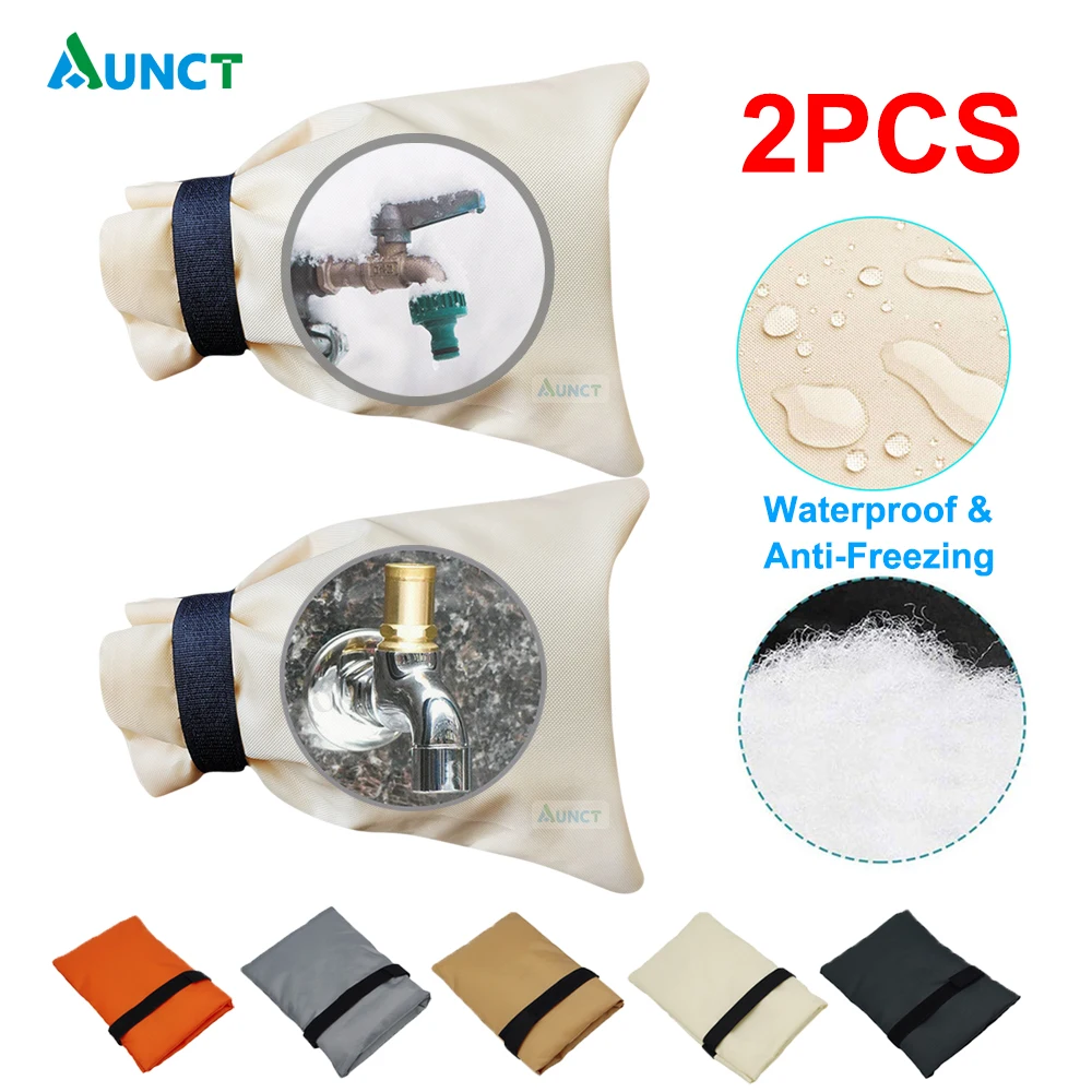 

2PCS Faucet Cover Winter Antifreeze Protection Covers Outdoor Faucet Frost Protection Cover Saving Tap Cover Kitchen Accessories