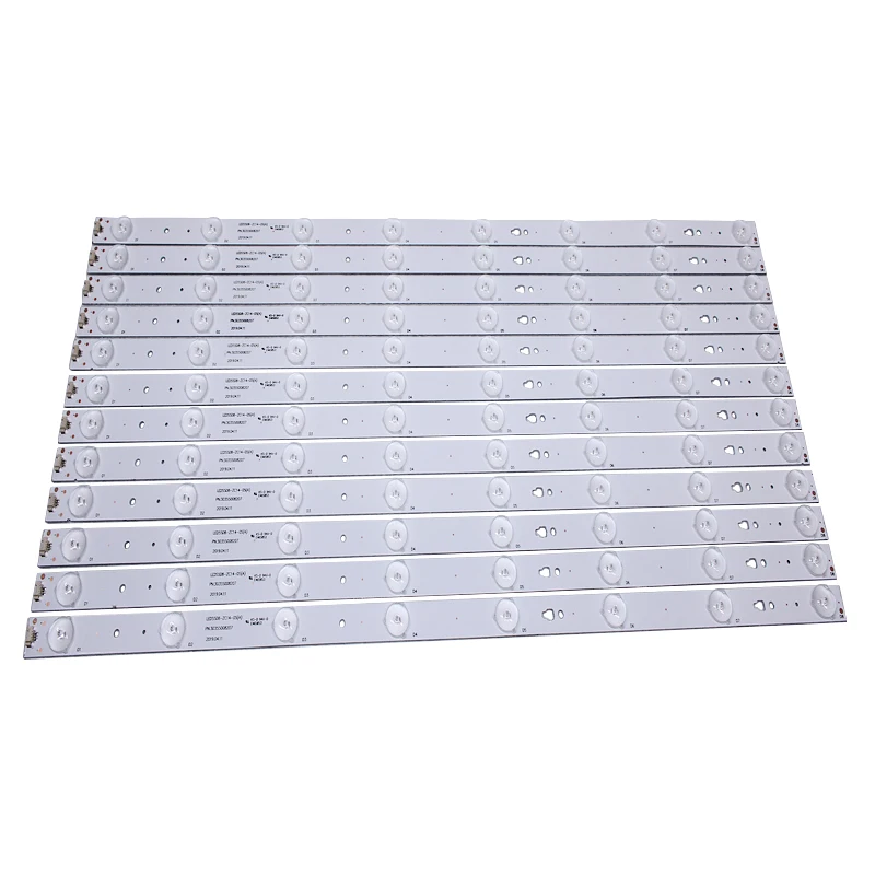 

12Pieces/set LED Backlight strip 8 lamp For Hai er LE55F3000W Light Bar LED55D8-ZC14-05(A) 30355008207 30355008210 LE55F3000W