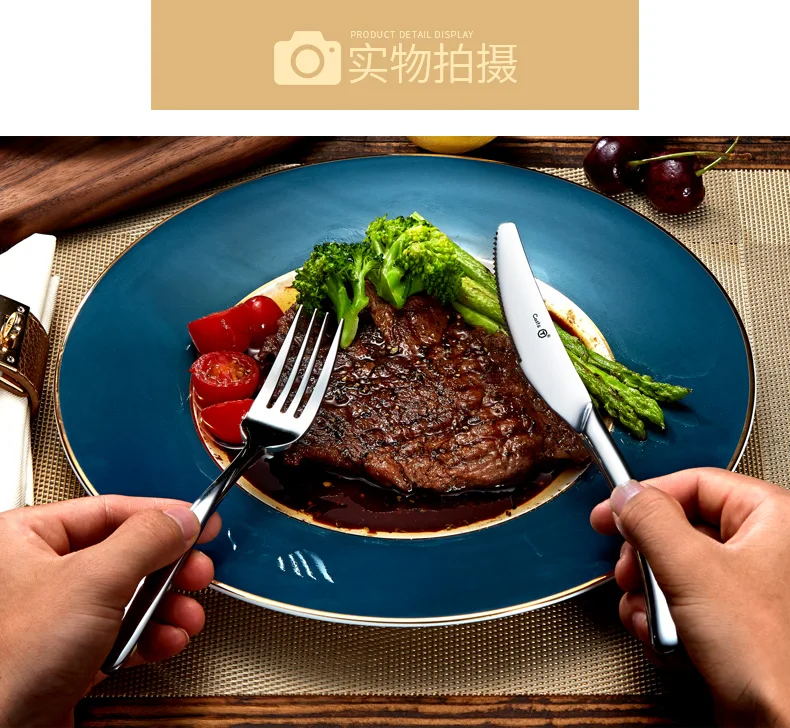Portable 3pcs Stainless Steel Spoons Cutlery Set Stainless Steel Tableware Stainless Steel Dinnerware Silverware Set New II50DCS