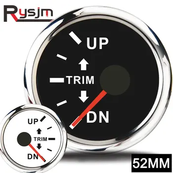 

NEW Boat Trim Gauge for Inboard Outboard Engine 52mm Marine Trim Tilt Indicator Meter Up-Down Right/Left Display BN~UP 12V 24V