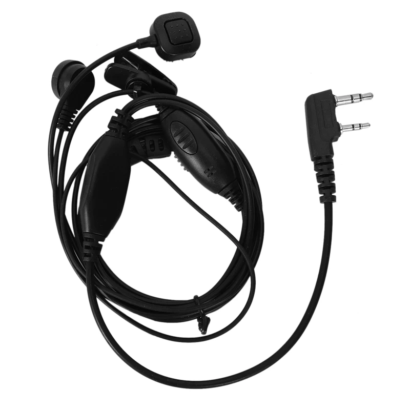 

2 Pin Air Tube Earpiece Earphone For Kenwood Puxing Baofeng Wouxun Radios