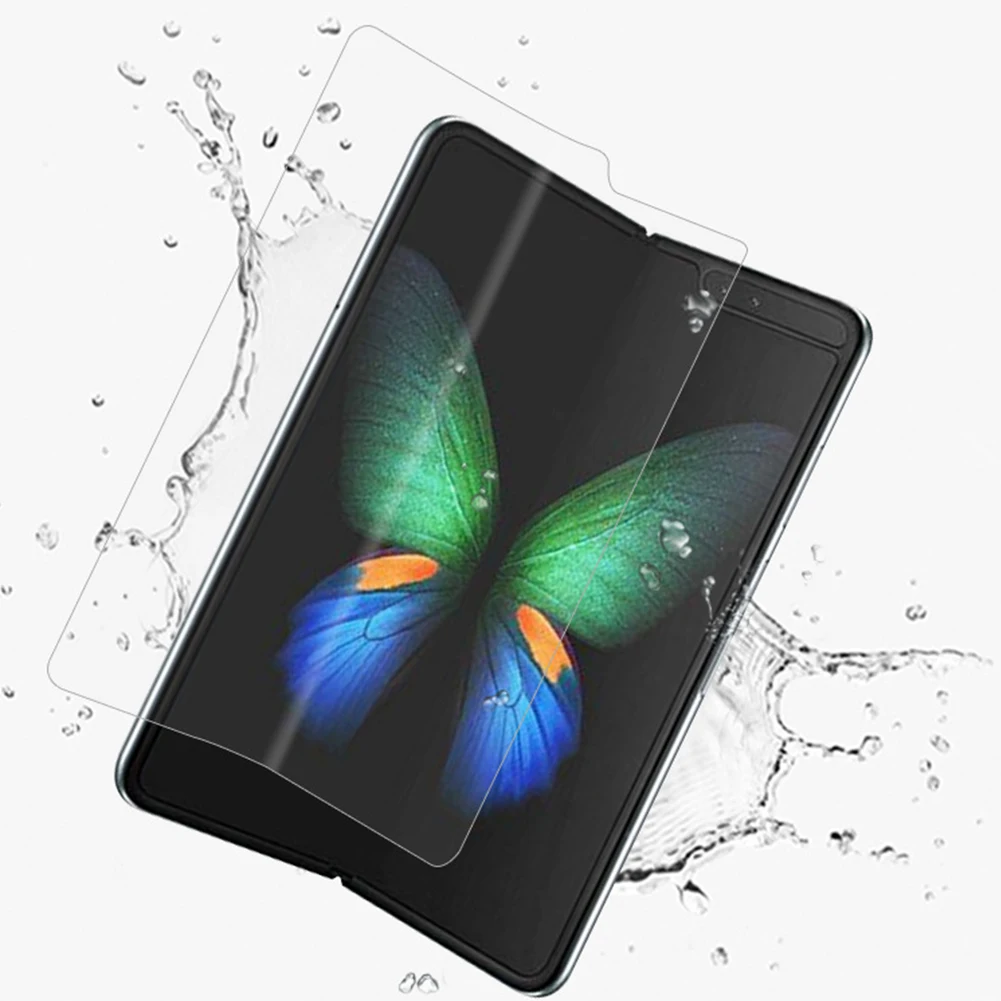 Полное тело изогнутый протектор экрана для samsung Galaxy Fold против царапин защитная HD