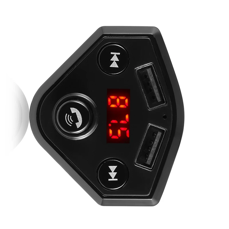 Bluetooth автомобильный fm-передатчик беспроводной радио адаптер Usb зарядное устройство mp3-плеер, двойной Usb 3.1A B4 Hands-Free автомобильный дисплей напряжения м