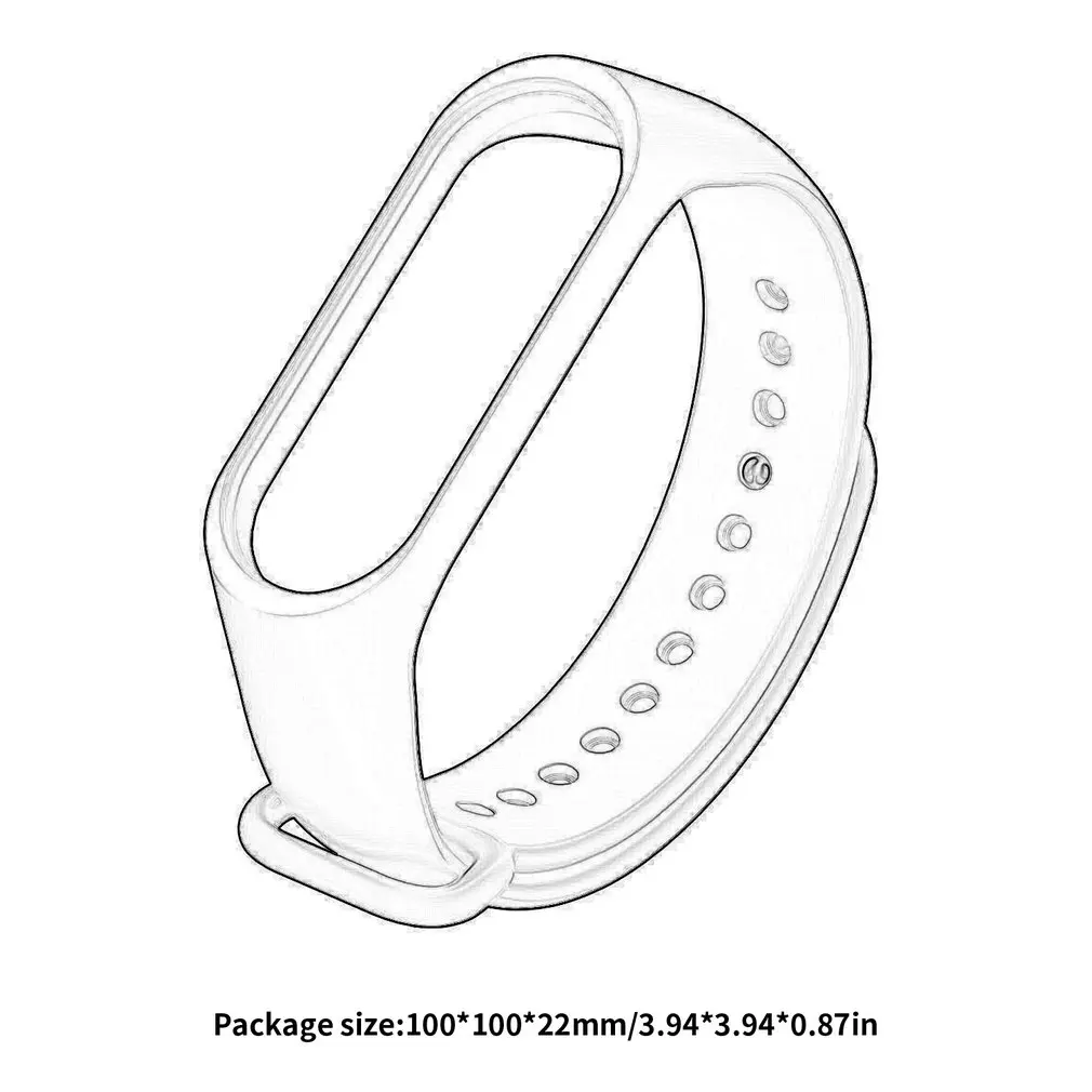 For Millet Bracelet 3 Silicone Sport Belt Generation Smart Bracelet Two Colors Replacement Wristband Weaving