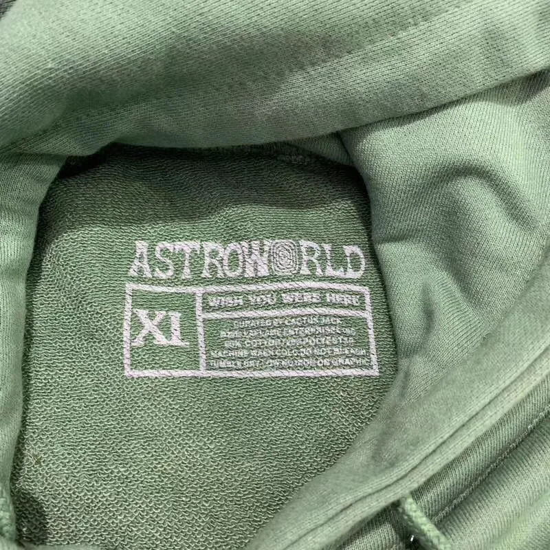 19FW Новый Трэвиса Скотта астромира оливковое худи для женщин и мужчин свитшоты