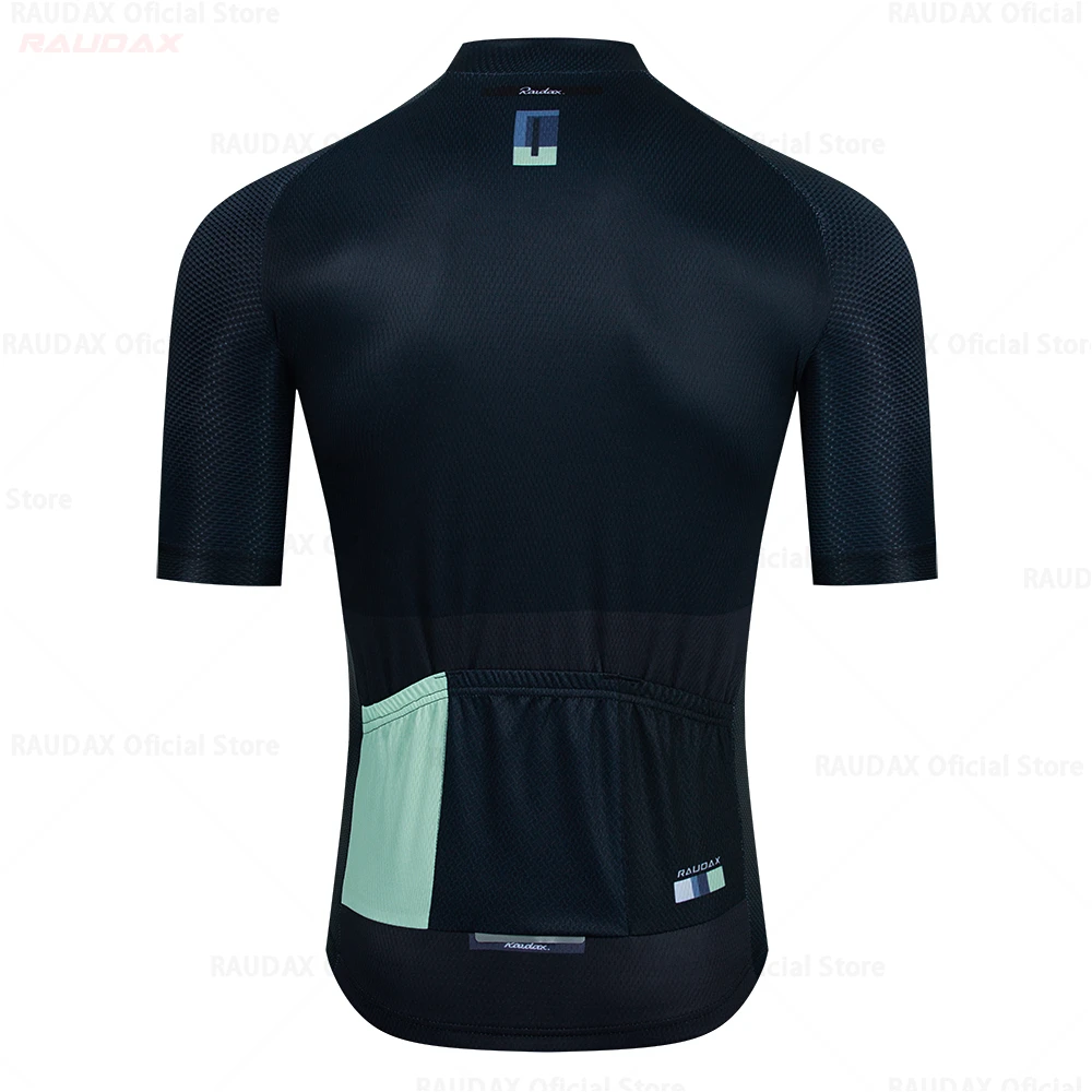 사이클링 의류 남성 Raudax 2025 짧은 소매 Ropa Ciclismo 여름 사이클링 저지 트라이 애슬론 자전거 저지 유니폼 사이클링 키트