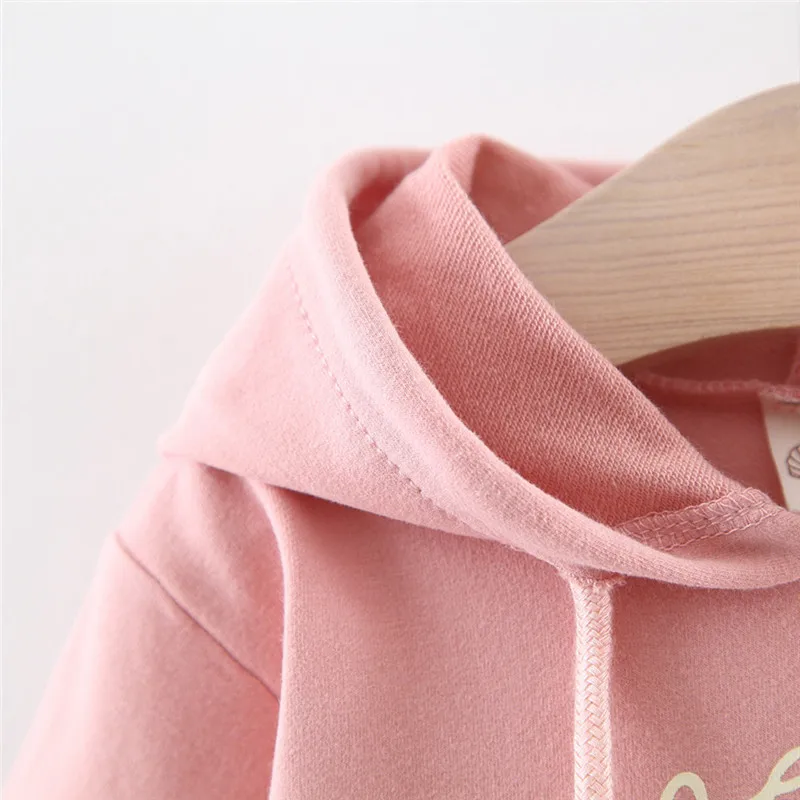 Telotuny/Модная толстовка с буквенным принтом; платье для маленьких девочек с рюшами и буквенным принтом; фатиновое платье с капюшоном в стиле пэчворк
